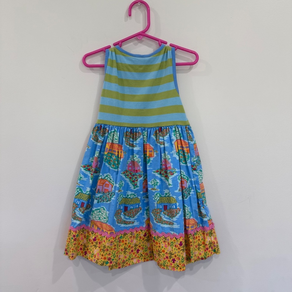 Matilda Jane HOME SWEET HOME Dress Maggie Brilliant Daydream - Size 4 Youth - Picture 3 of 6